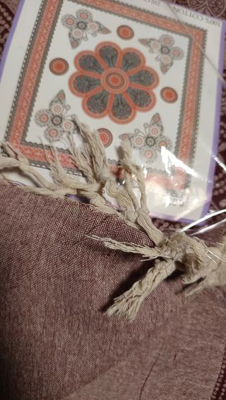 ÚLTIMA ‼️COLCHA  FLECOS MORADA MARIPOSAS 1 STOCK