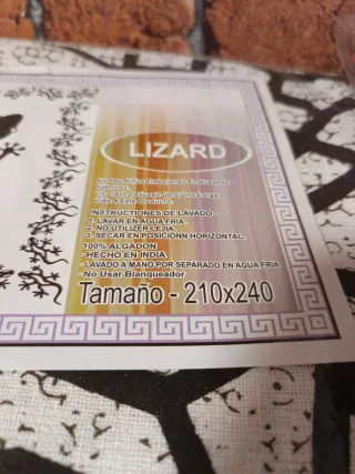 COLCHA FLECOS ARTESANAL SALAMANDRA 2 STOCK