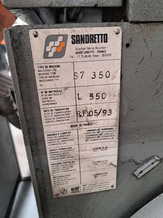 Prensa SANDRETTO EUROMAP