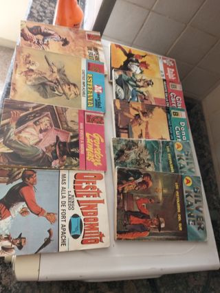 LOTE DE 9 NOVELAS DEL OESTE 