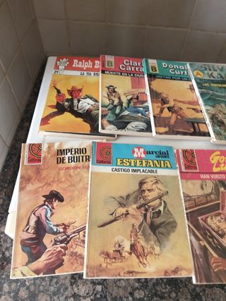 LOTE DE 9 NOVELAS DEL OESTE 