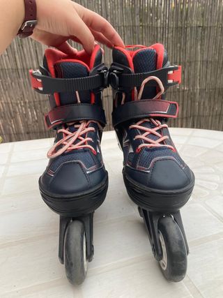 Patines línea niño - Rojo-Negro