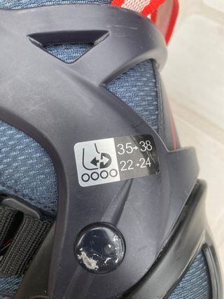 Patines línea niño - Rojo-Negro