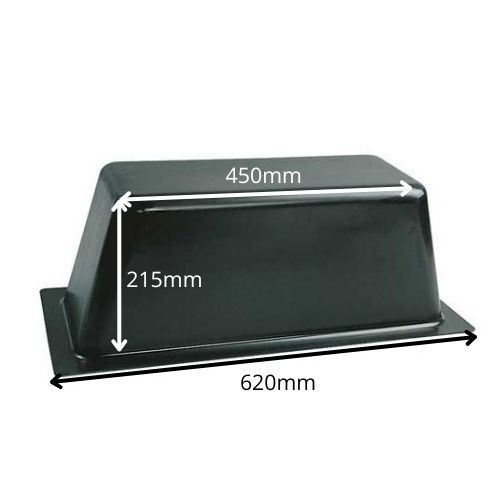 Paso de rueda 620x225x263mm