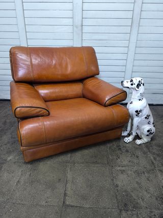 Sillón Roche Bobois vintage piel.