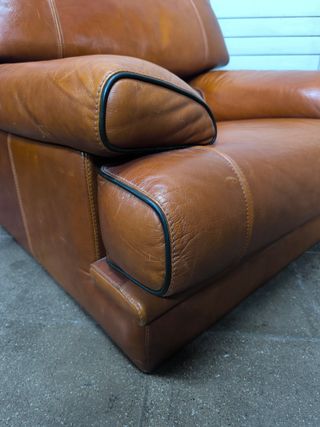 Sillón Roche Bobois vintage piel.