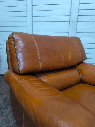 Sillón Roche Bobois vintage piel.