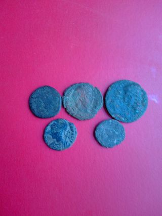 5 Monedas Romanas antiguas