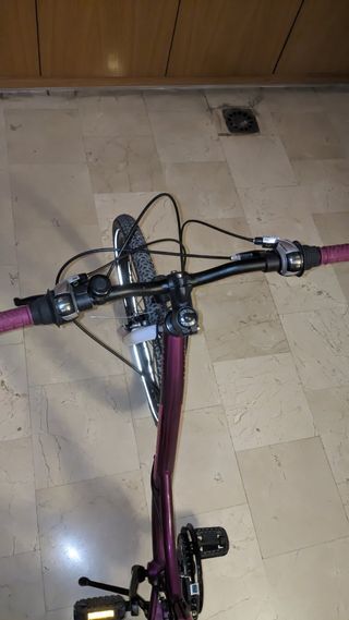 Bicicleta Prometheus Hawk 24" morada 21 marchas