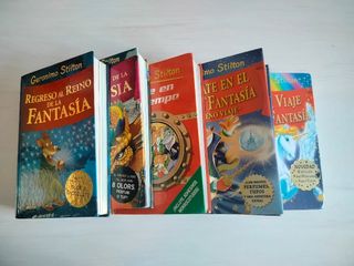 Pack 5 libros de Gerónimo Stilton o venta unitaria