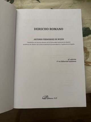 Derecho Romano