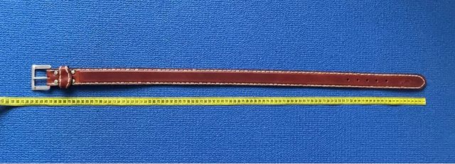 Cinturón cuero marrón claro