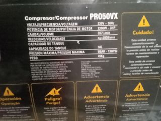 Compresor PRO50VX - 2200W 3HP