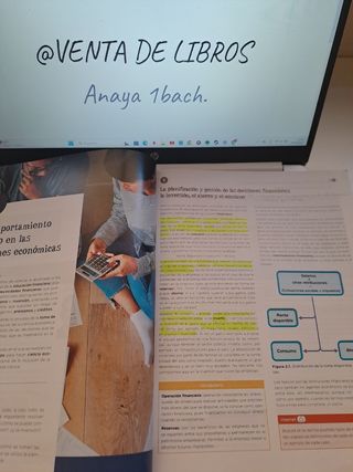 Libro Economía Anaya, primero de bachillerato 