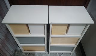2 Comodini Shabby Chic