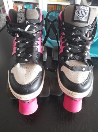 Patines Oxelo 4 ruedas con bolsa