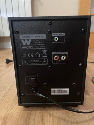 Altavoces Woxter 2.0 Bluetooth