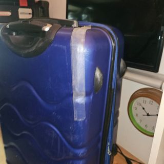 Maleta viaje 4 ruedas - turquesa