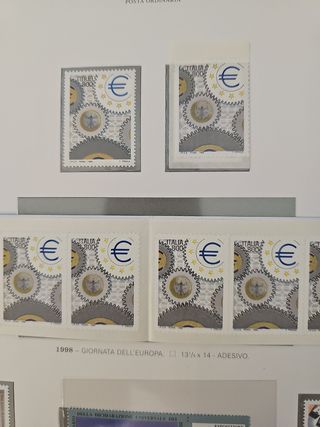 Francobolli Italia 1998: Giornata Europa + altri