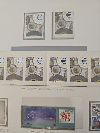Francobolli Italia 1998: Giornata Europa + altri