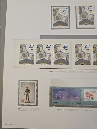 Francobolli Italia 1998: Giornata Europa + altri