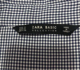 Camisa cuadros azul y blanco
