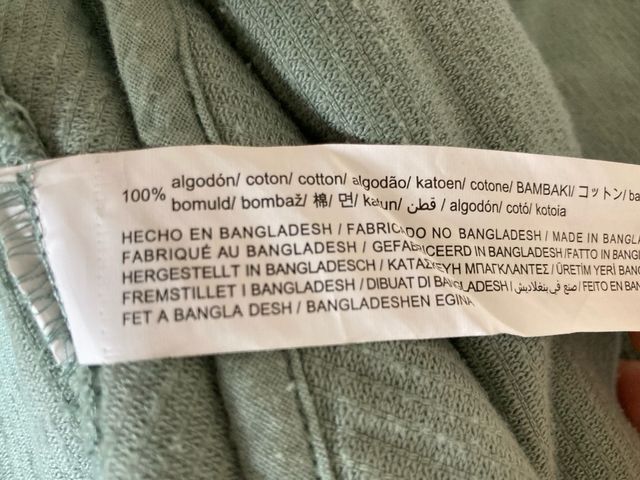 Camisa pana Bershka verde