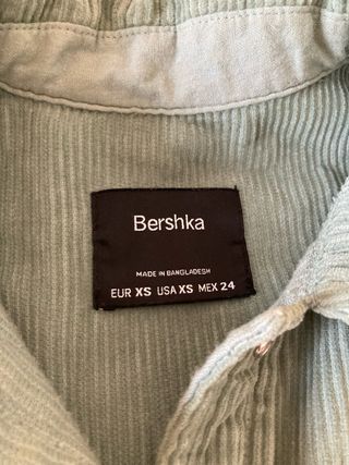 Camisa pana Bershka verde