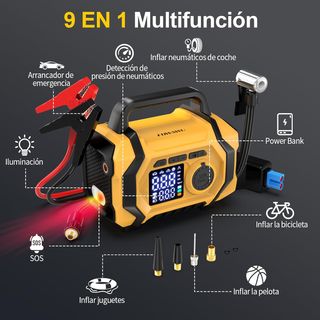 NUEVO Arrancador de Batería y Compresor 6000A