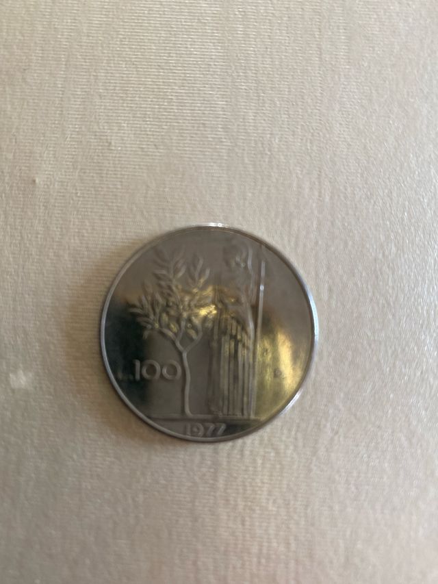 Moneta 100 Lire Italia 1977