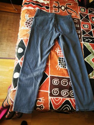Pantalones vaqueros grises M