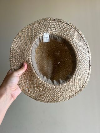 Sombrero paja beige