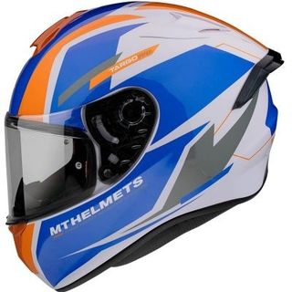 Casco MT Targo MIPS Azul-Naranja