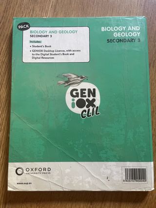Biology and geology Geniox 3 ESO
