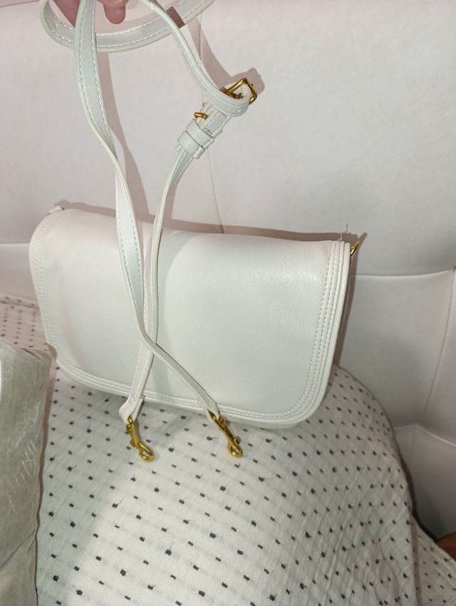 Bolso blanco mediano