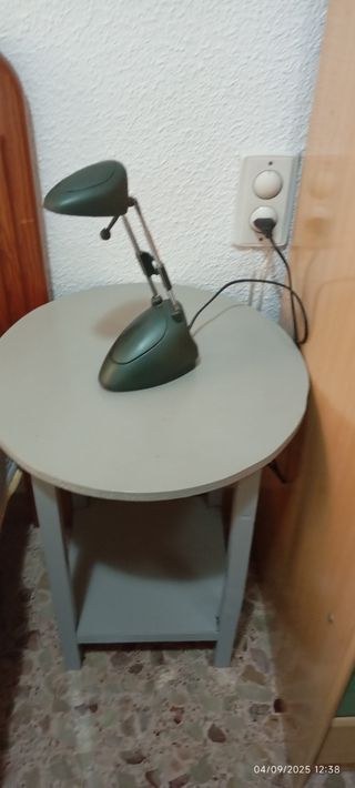 Lámpara escritorio vintage verde