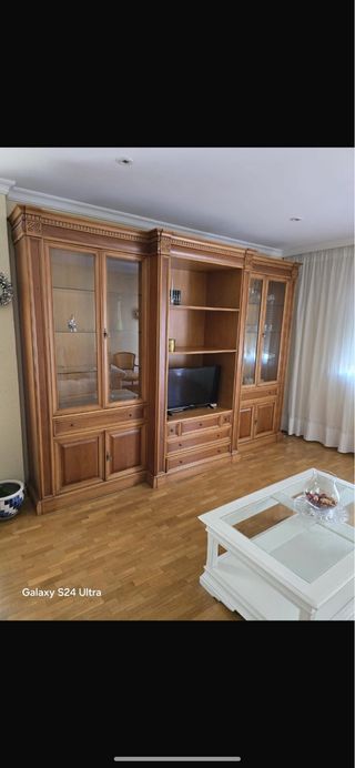 Mueble salón madera - 3 piezas