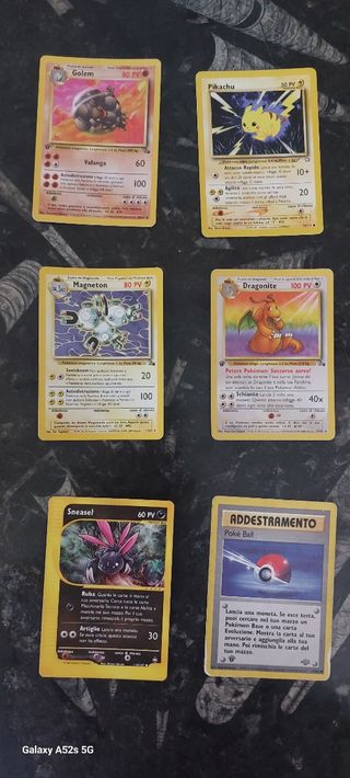 Carte Pokemon Vintage Rare