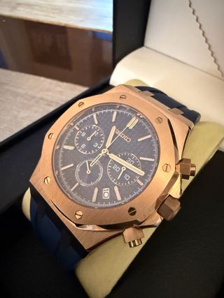 Reloj Seiko R0yal 0ak Oro Rosa