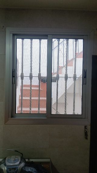 Ventana aluminio - 2 hojas corredera