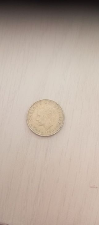 Moneda 1 Peseta España 1980 España82 estrella 80