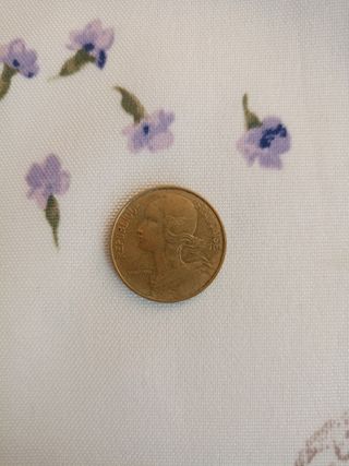 Moneda 10 céntimos Francia 1977