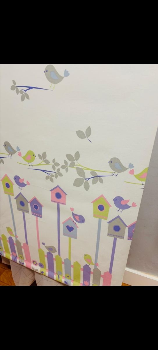 Estor infantil pájaros - multicolor