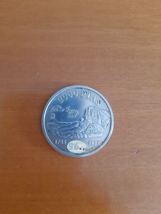Moneda 2000 pesetas España 1996