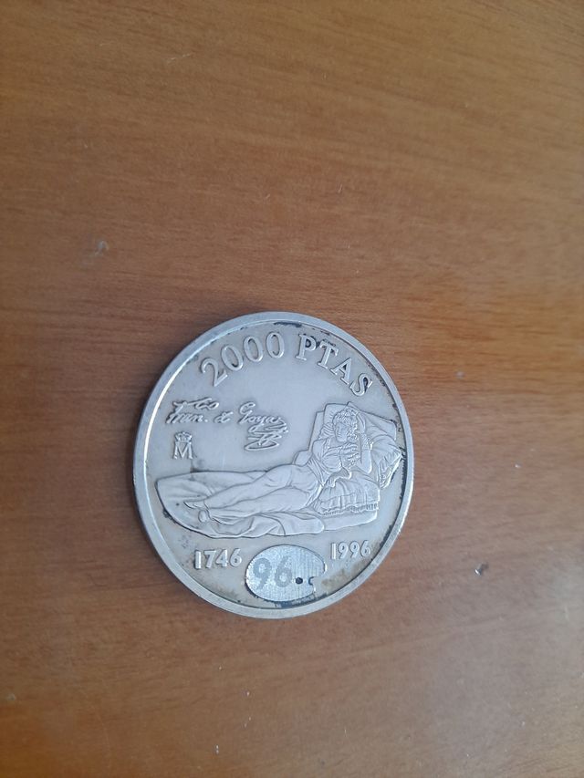 Moneda 2000 pesetas España 1996