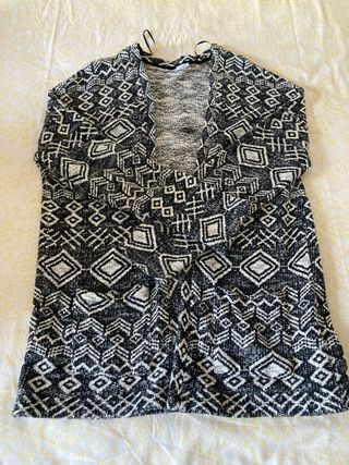 Chaqueta negra y blanca Pimkie