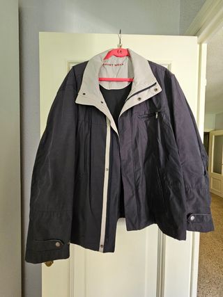 Chaqueta deportiva cortavientos talla 60