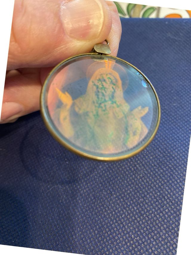 Medaglie vetro olografico antiche