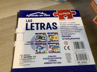 Puzzle de letras 3-5 años