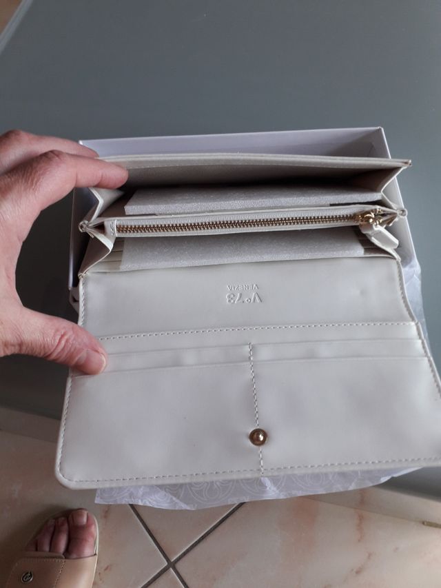 Portafoglio VP73 bianco